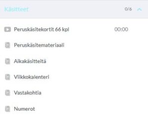 760460 puheterapian materiaalipankki kasitteet